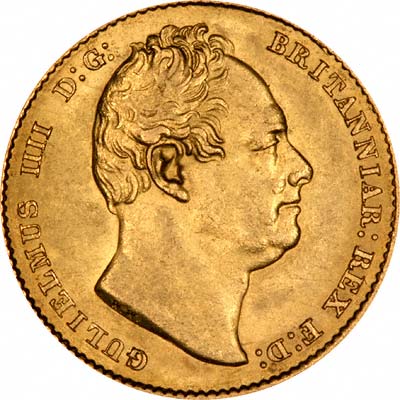1832 Sovereign Obverse Photograph