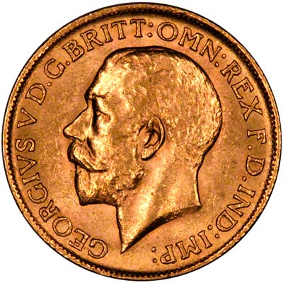 Obverse of 1911 Sovereign