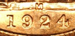 1924 M = Melbourne Mint