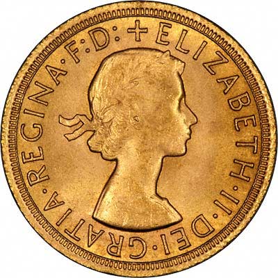 Our 1967 Gold Sovereign ex Royal Mint Collection Obverse Photograph