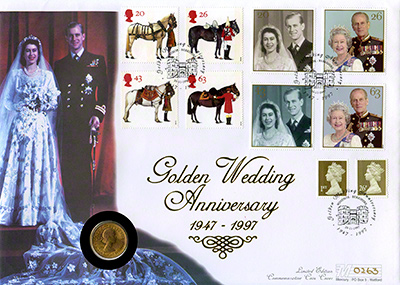 1966 Sovereign - Golden Wedding Anniversary - First Day Cover