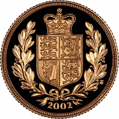 Reverse of 2002 Proof Sovereign