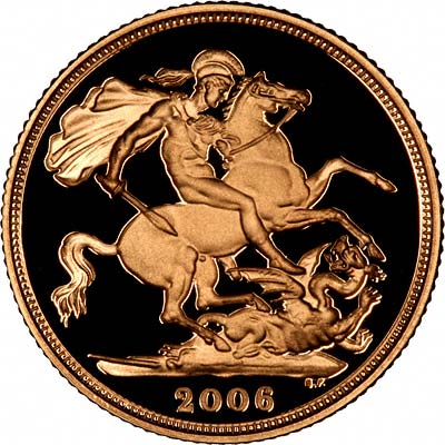 2006 Proof Sovereign Reverse Photograph