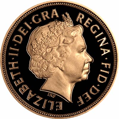 Our 2007 Gold Proof Sovereign Obverse Photograph