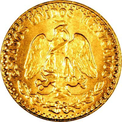 Obverse of 1945 Mexican 2 Pesos