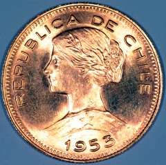 1953 Chile 100 Pesos