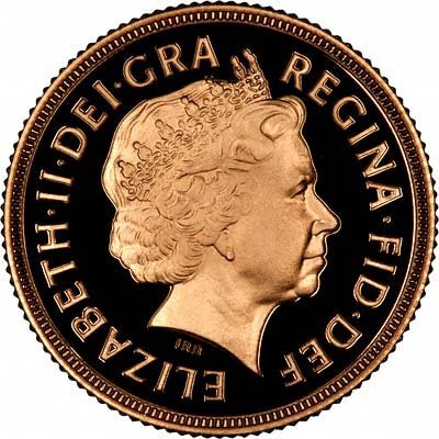 Our 2000 Gold Sovereign Obverse Photograph