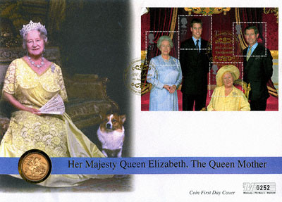 2000 Sovereign - The Queen Mother - First Day Cover