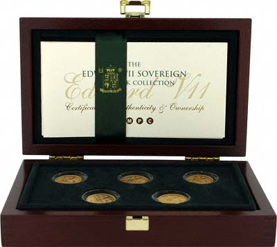 The Edward VII Sovereign Mintmark Collection by The Royal Mint