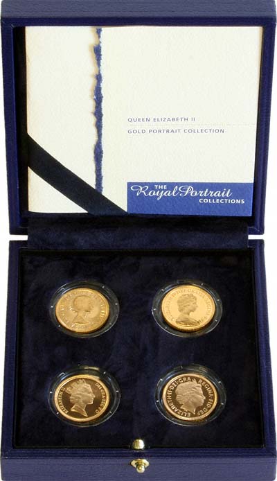 Gold Portrait Collection of Queen Elizabeth II Gold Sovereigns by The ...