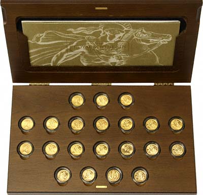 1957 to 2003 21 Coin ER II Royal Sovereign Collection in Box